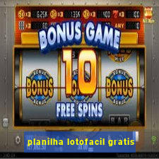 planilha lotofacil gratis